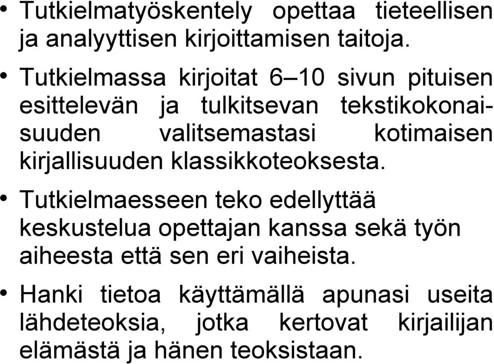 kotimaisen kirjallisuuden klassikkoteoksesta.