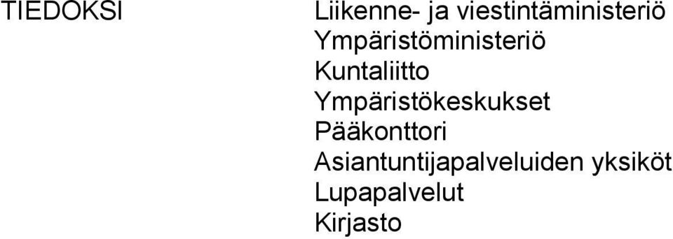 Kuntaliitto Ympäristökeskukset