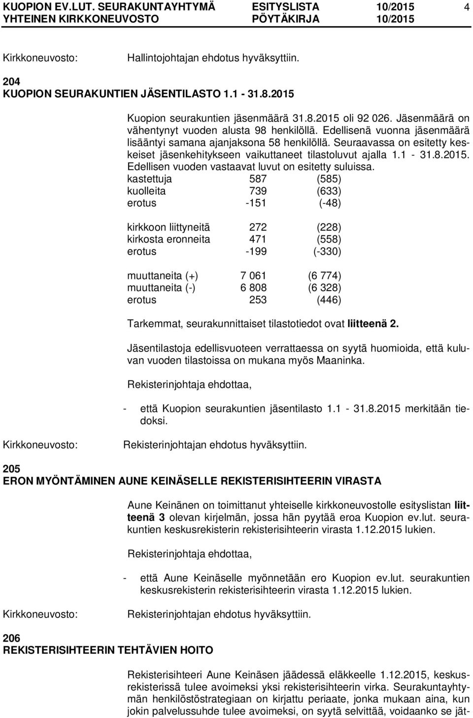 Edellisen vuoden vastaavat luvut on esitetty suluissa.