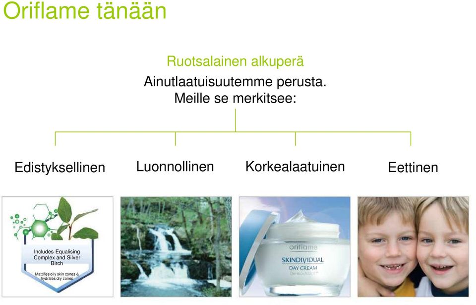 Meille se merkitsee: Edistyksellinen Luonnollinen