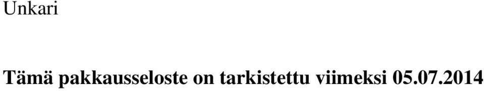 on tarkistettu