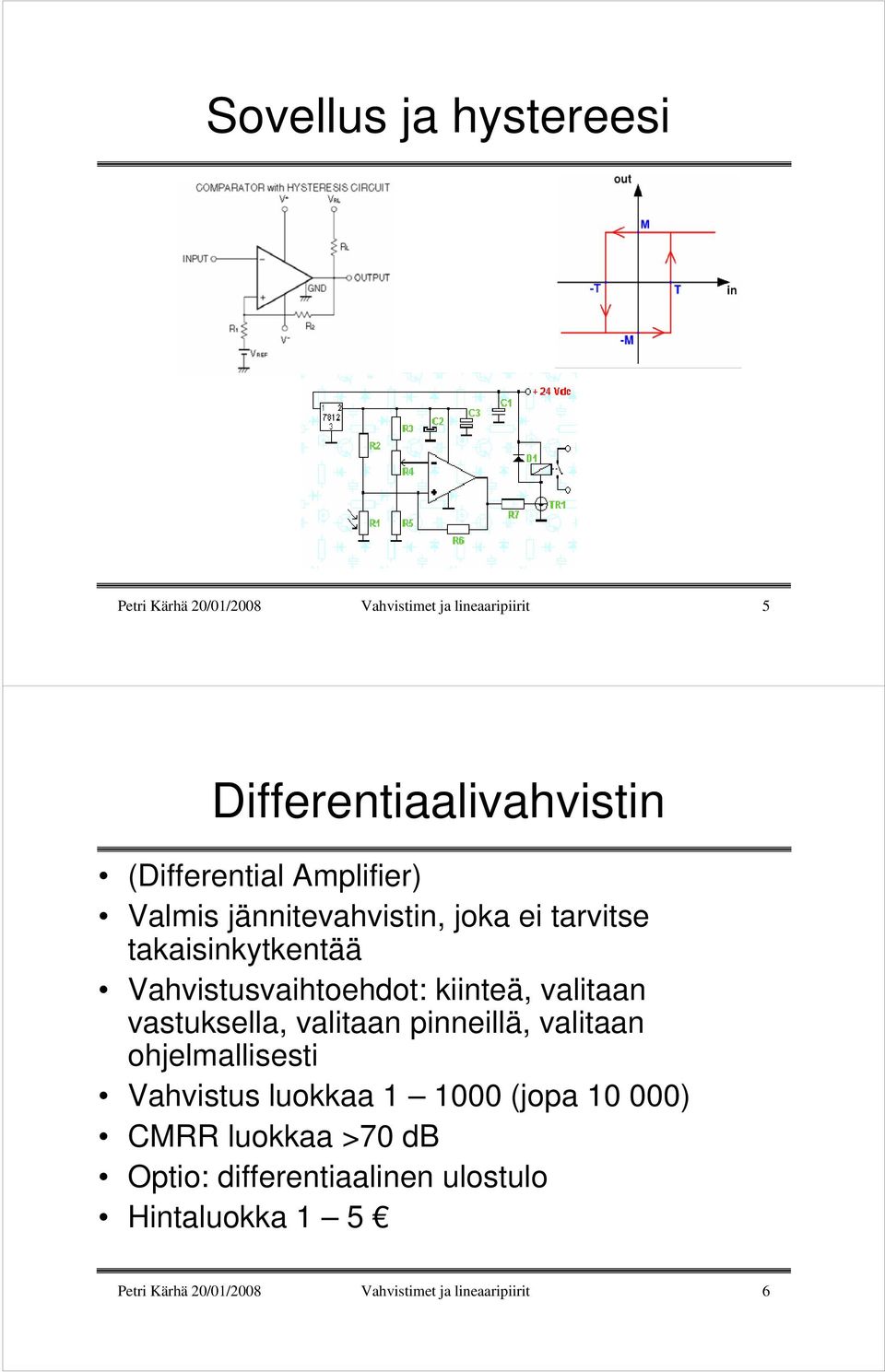 kiinteä, valitaan vastuksella, valitaan pinneillä, valitaan ohjelmallisesti Vahvistus luokkaa 1 1000 (jopa 10