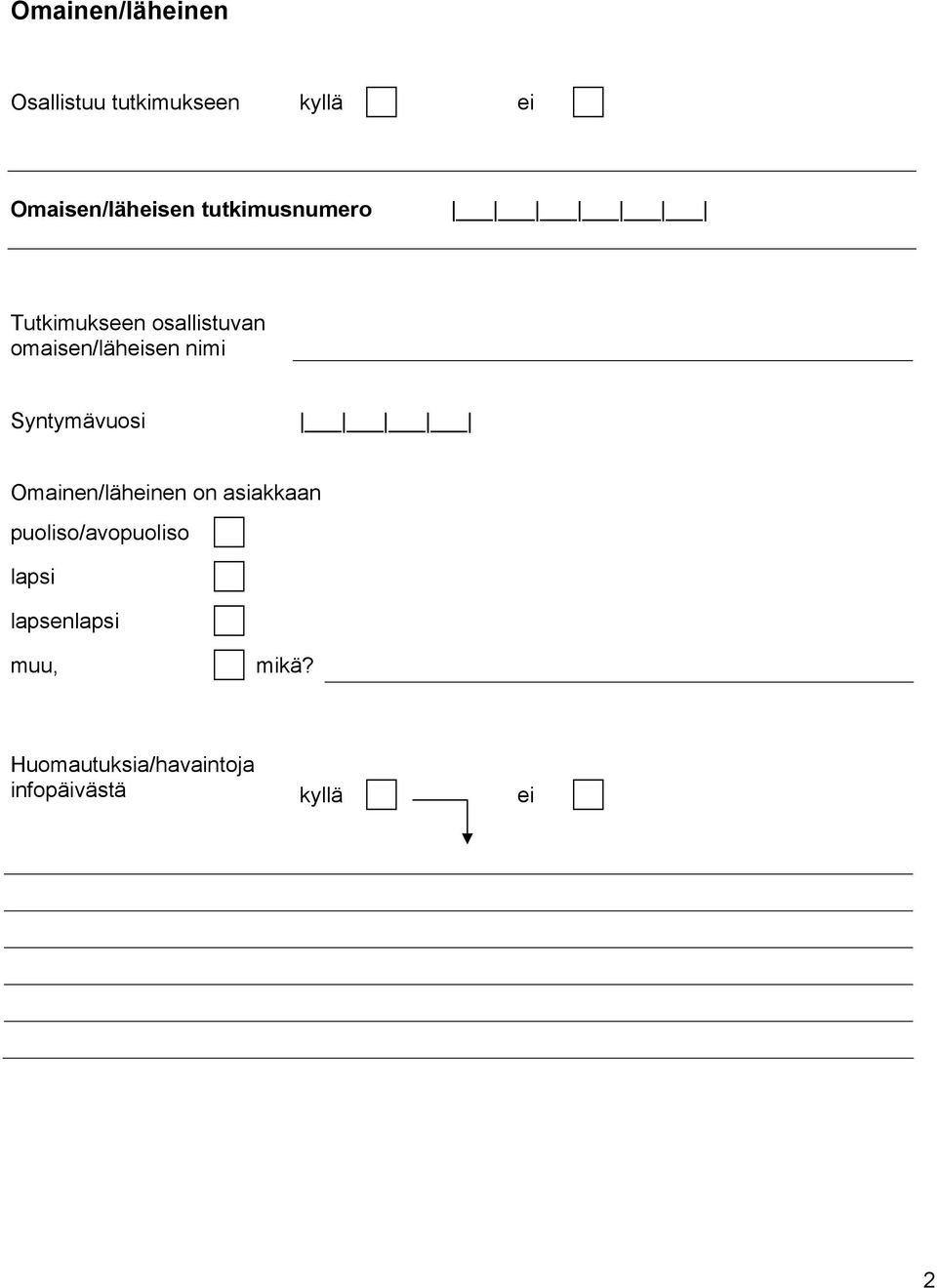 Syntymävuosi Omainen/läheinen on asiakkaan puoliso/avopuoliso