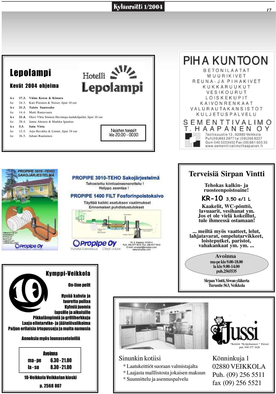 00-0030 Terveisiä Sirpan Vintti Tehokas kalkin- ja ruosteenpoistoaine! KR-10 3,50 e/1 L Kaakelit, WC-pönttö, lavuaarit, vesihanat ym. Jos et ole vielä kokeillut, tule ihmeessä ostamaan!