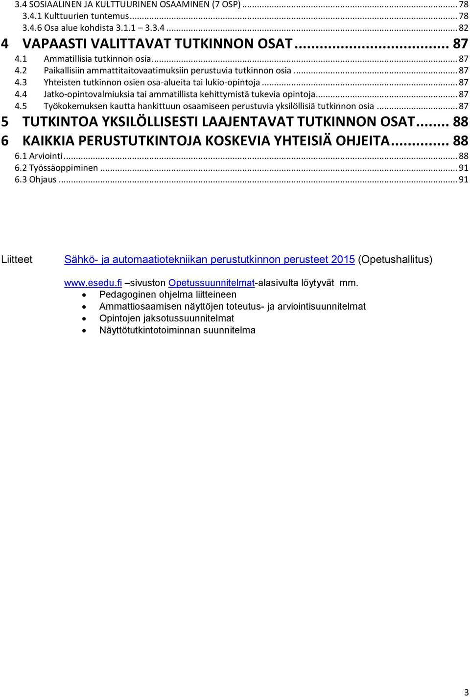 .. 87 4.5 Työkokemuksen kautta hankittuun osaamiseen perustuvia yksilöllisiä tutkinnon osia... 87 5 TUTKINTOA YKSILÖLLISESTI LAAJENTAVAT TUTKINNON OSAT.