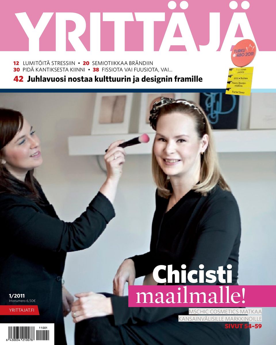 .. 42 Juhlavuosi nostaa kulttuurin ja designin framille 1/2011