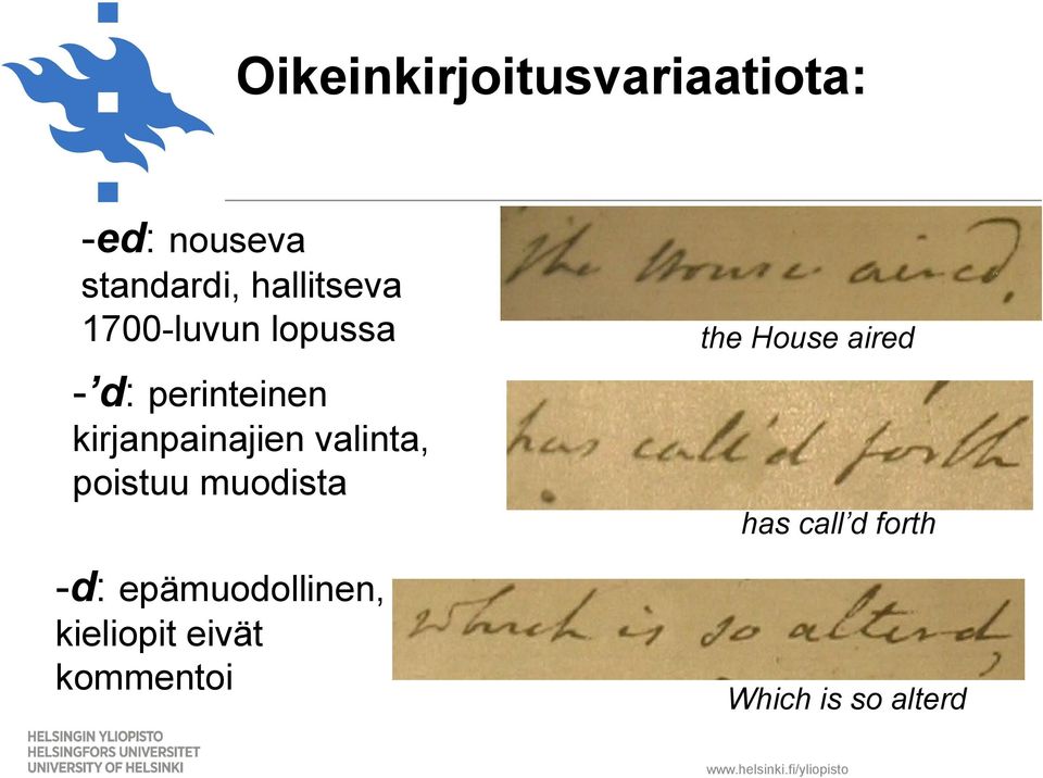 perinteinen kirjanpainajien valinta, poistuu muodista has