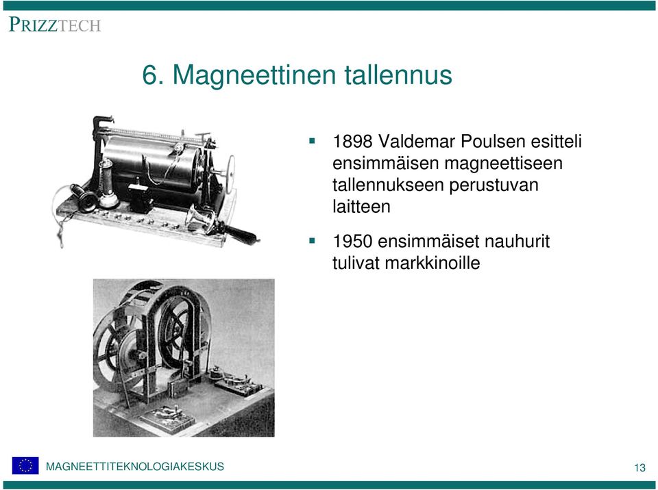 magneettiseen tallennukseen perustuvan