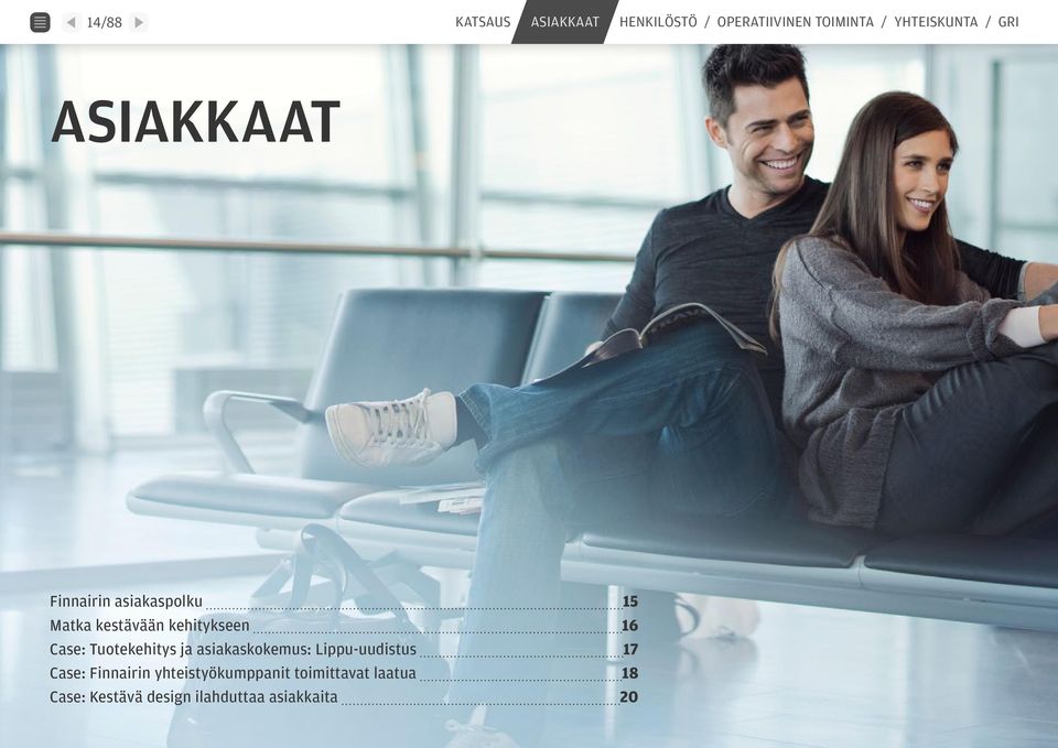 Case: Tuotekehitys ja asiakaskokemus: Lippu-uudistus 17 Case: Finnairin