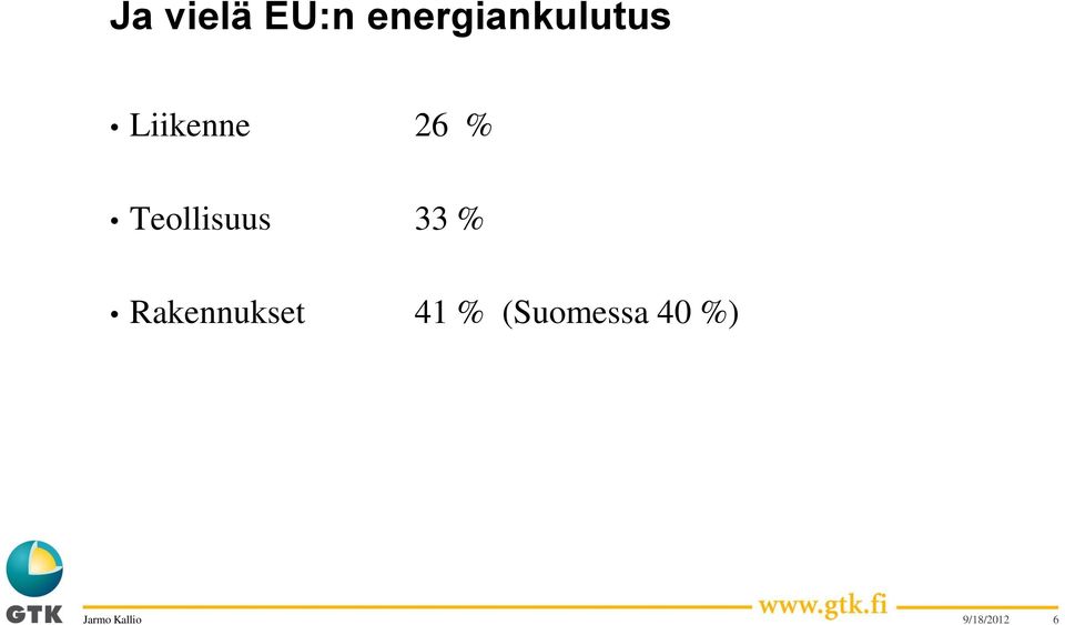 26 % Teollisuus 33 %