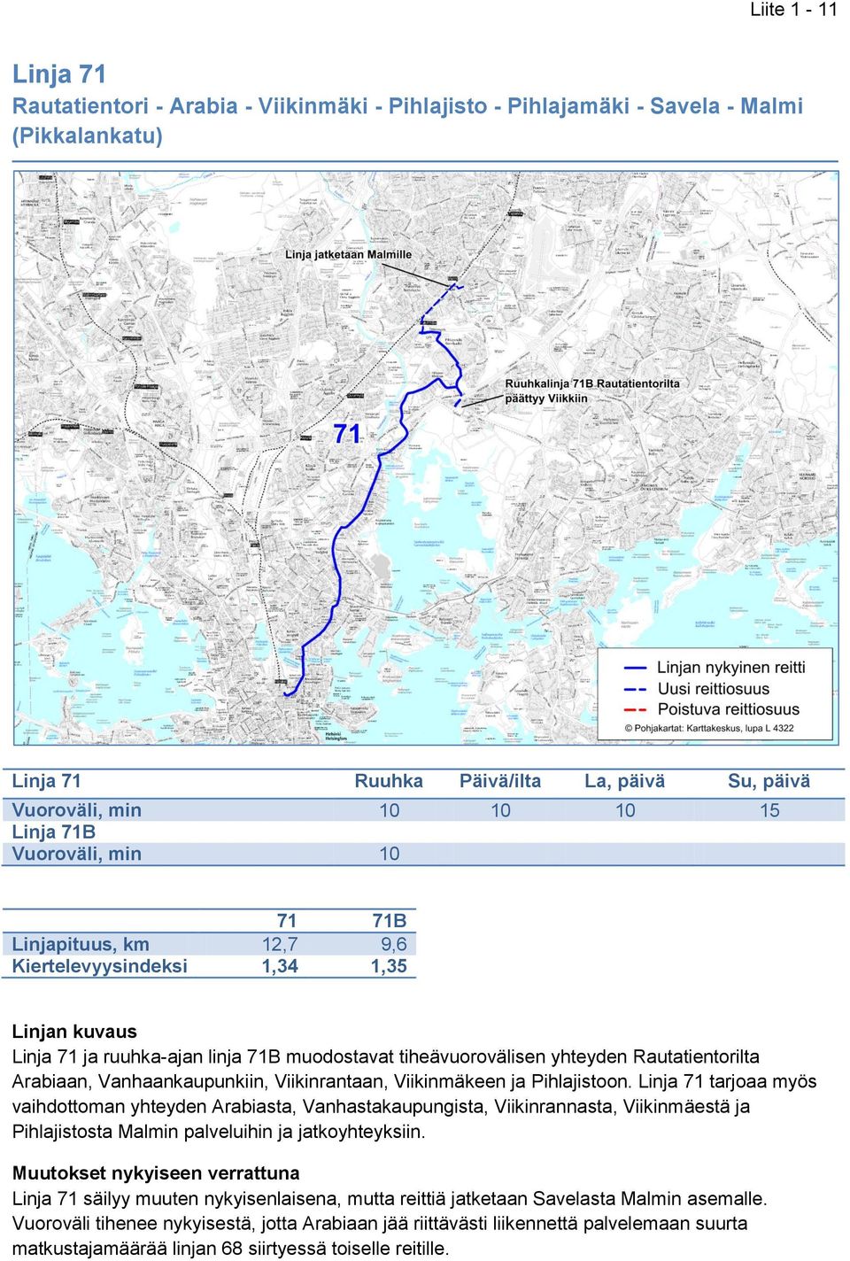 Vanhaankaupunkiin, Viikinrantaan, Viikinmäkeen ja Pihlajistoon.