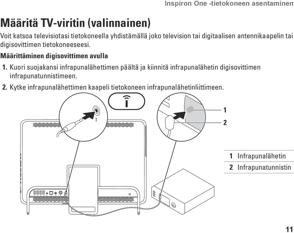 Määrittäminen digisovittimen avulla 1.