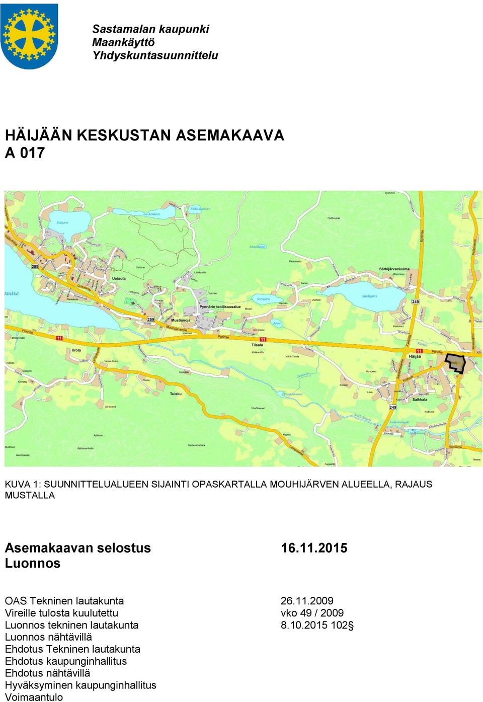 2015 Luonnos OAS Tekninen lautakunta 26.11.