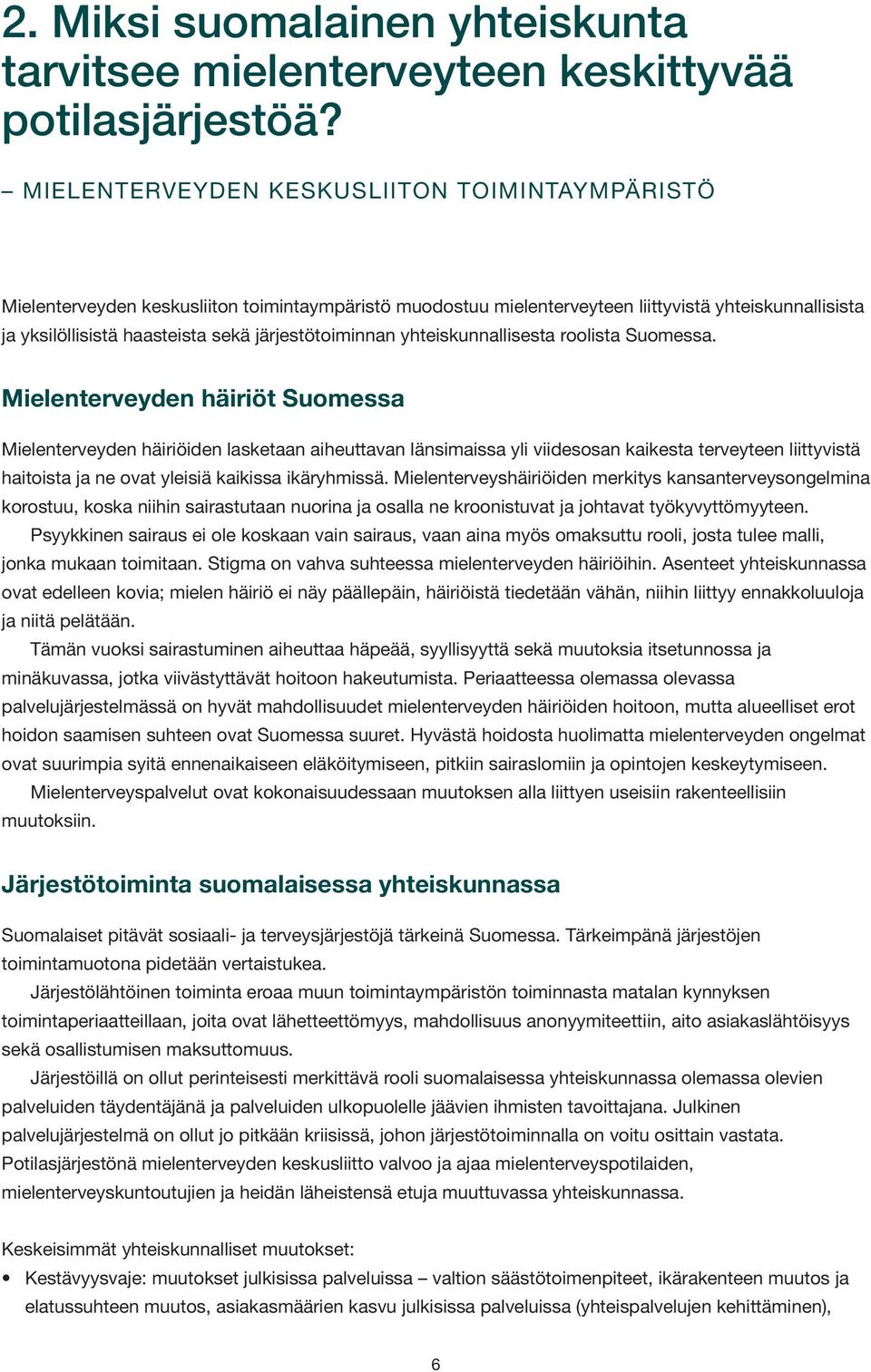 järjestötoiminnan yhteiskunnallisesta roolista Suomessa.