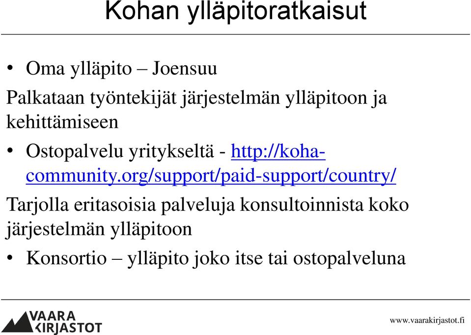 http://kohacommunity.