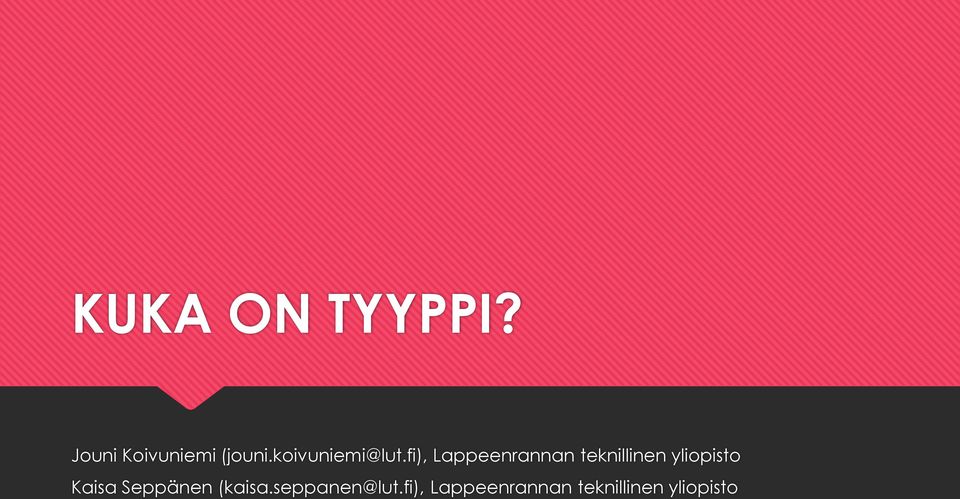 fi), Lappeenrannan teknillinen yliopisto