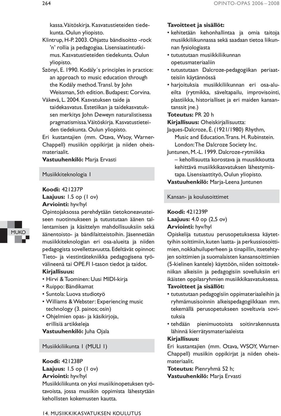 Budapest: Corvina. Väkevä, L. 2004. Kasvatuksen taide ja taidekasvatus. Estetiikan ja taidekasvatuksen merkitys John Deweyn naturalistisessa pragmatismissa. Väitöskirja. Kasvatustieteiden tiedekunta.