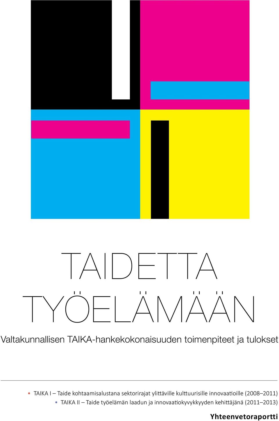 ylittäville kulttuurisille innovaatioille (2008 2011) TAIKA II Taide