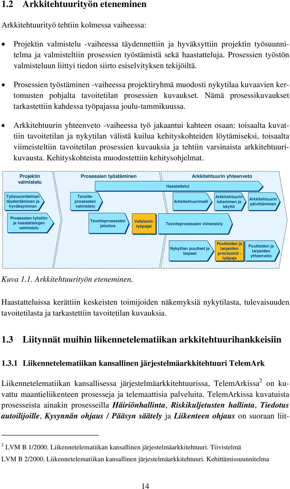 Prosessien työstäminen -vaiheessa projektiryhmä muodosti nykytilaa kuvaavien kertomusten pohjalta tavoitetilan prosessien kuvaukset.