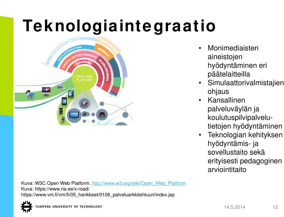 jsp Monimediaisten aineistojen hyödyntäminen eri päätelaitteilla Simulaattorivalmistajien ohjaus Kansallinen