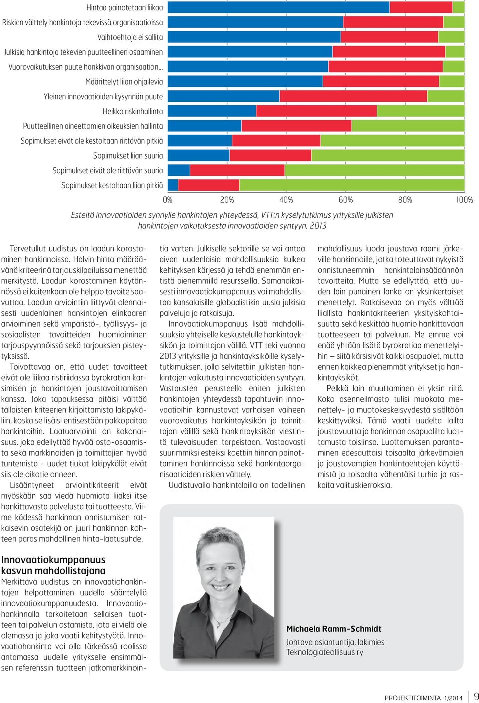 .. Määrittelyt liian ohjailevia Yleinen innovaatioiden kysynnän puute Heikko riskinhallinta Puutteellinen aineettomien oikeuksien hallinta Sopimukset eivät ole kestoltaan riittävän pitkiä Sopimukset