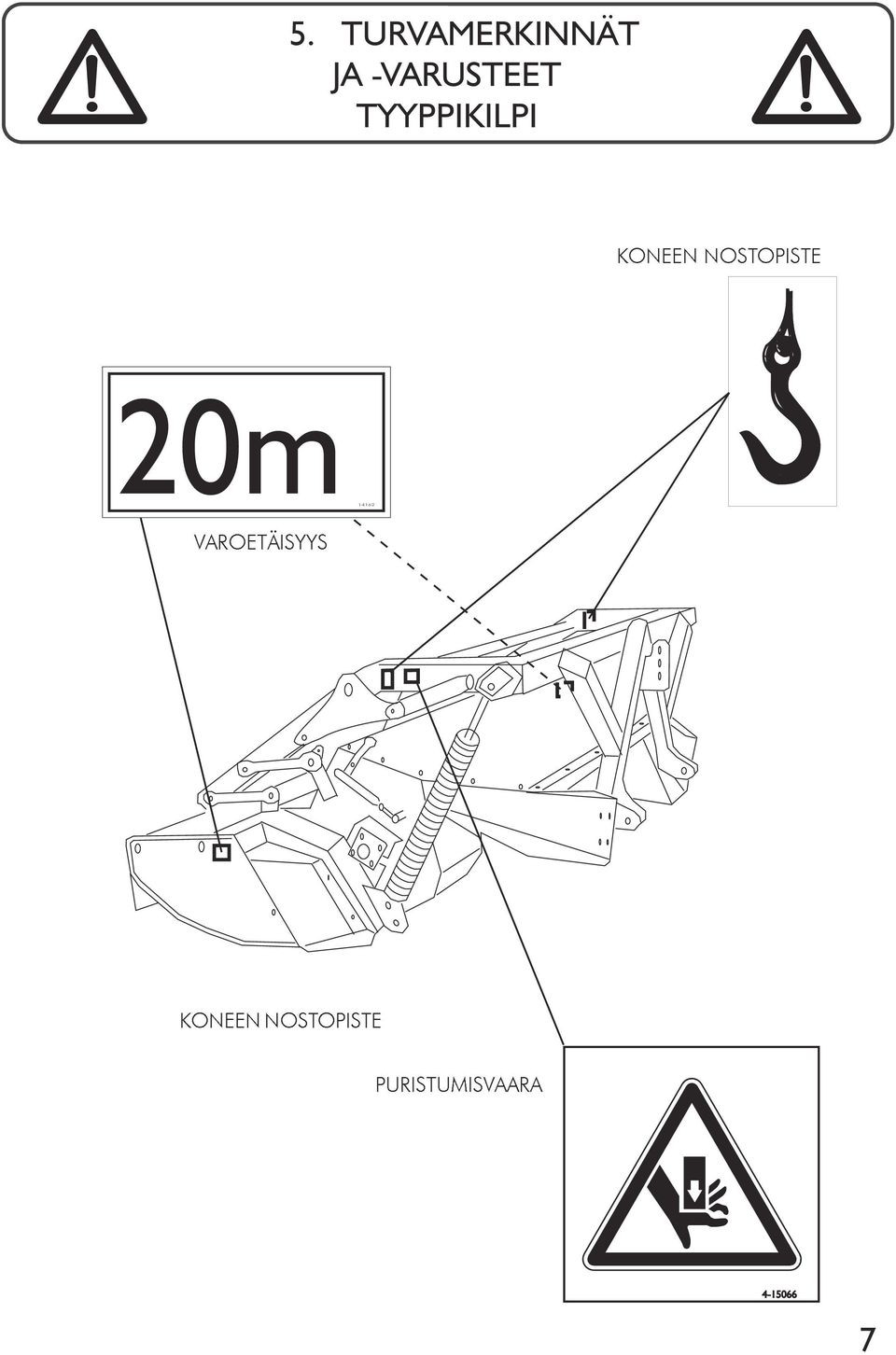 NOSTOPISTE 14162 VAROETÄISYYS