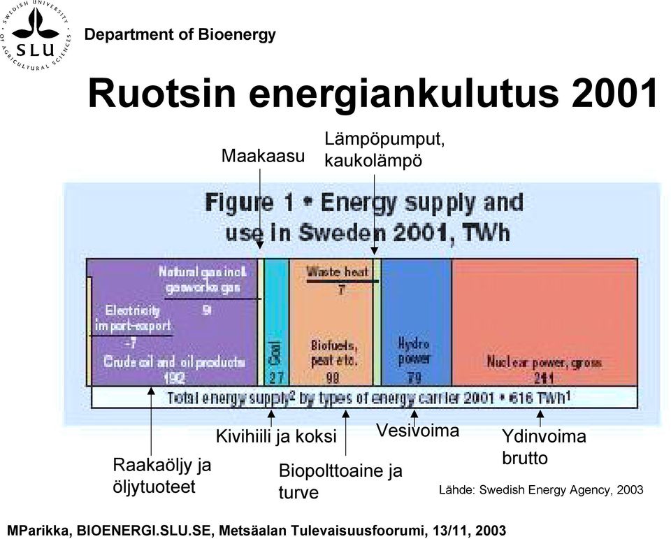 öljytuoteet Kivihiili ja koksi Biopolttoaine ja