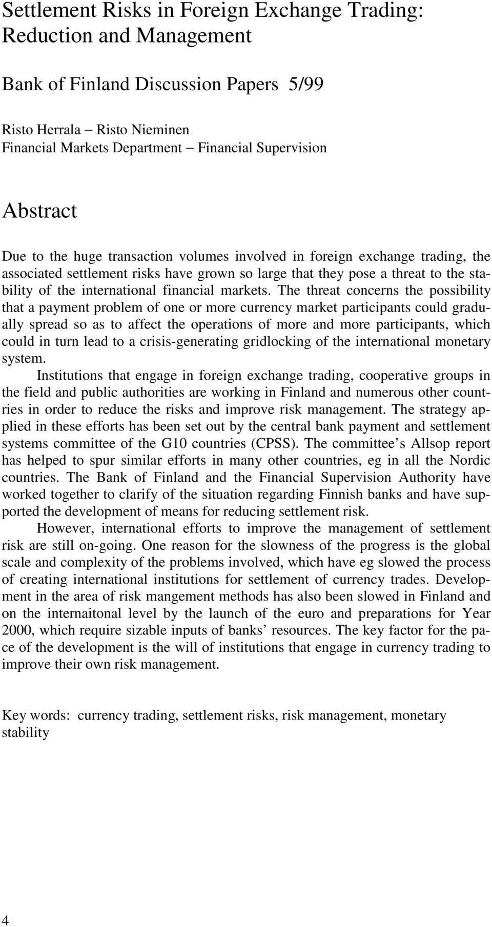 markets.