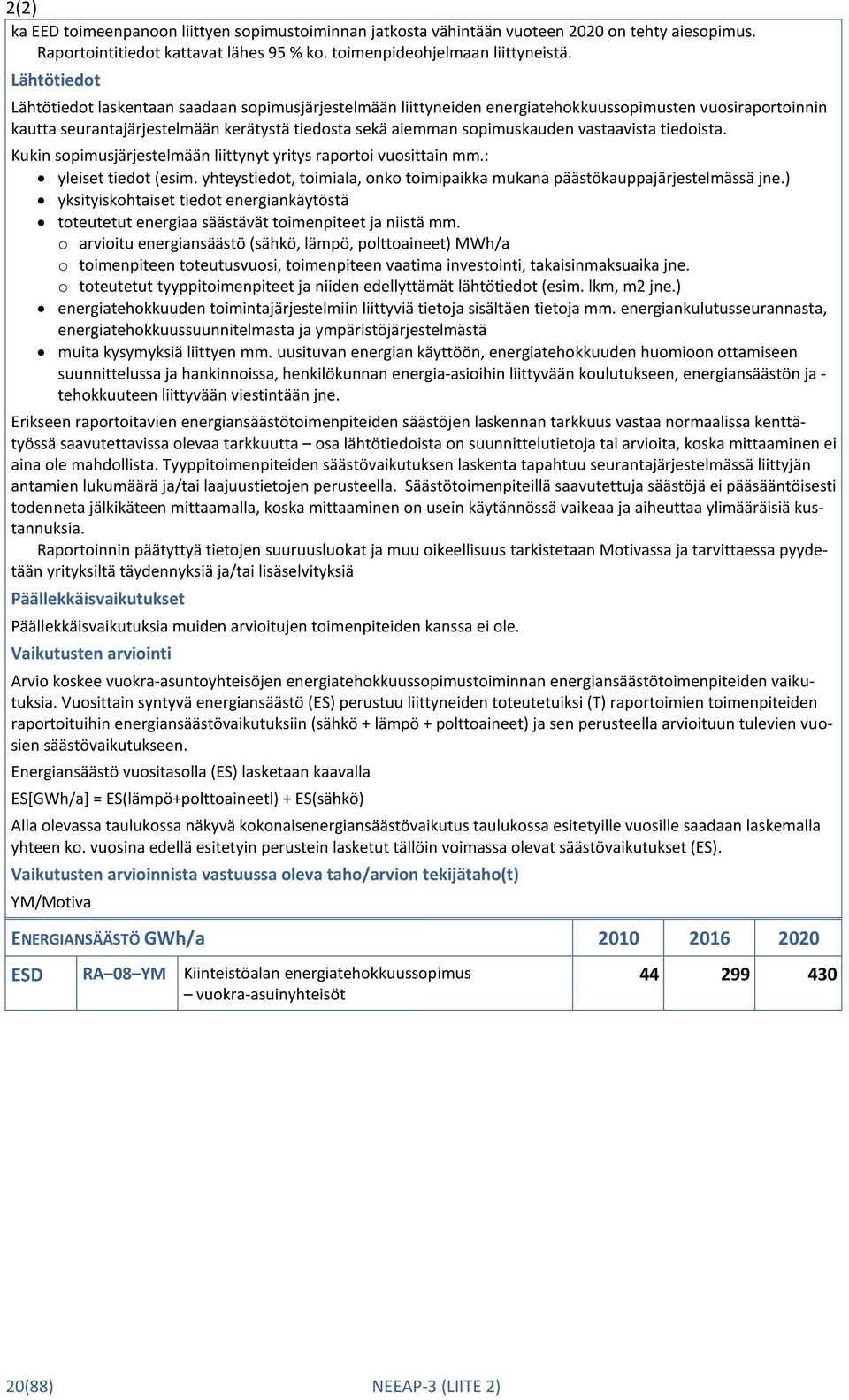 vastaavista tiedoista. Kukin sopimusjärjestelmään liittynyt yritys raportoi vuosittain mm.: yleiset tiedot (esim. yhteystiedot, toimiala, onko toimipaikka mukana päästökauppajärjestelmässä jne.