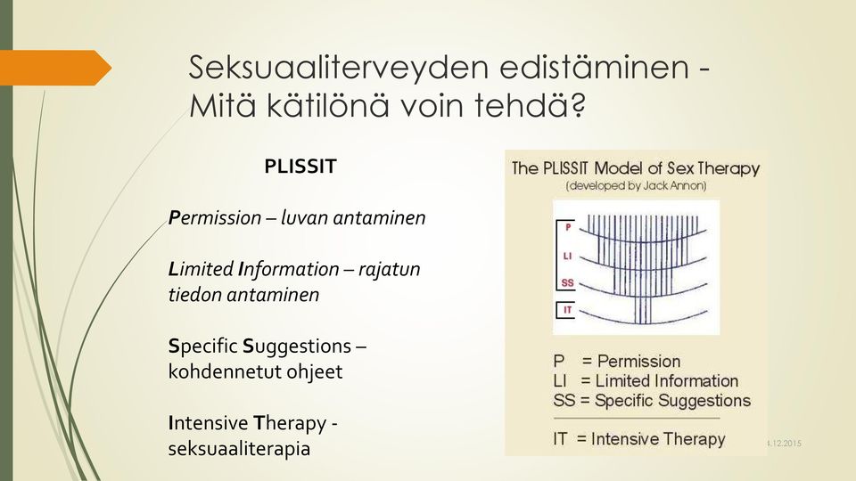 PLISSIT Permission luvan antaminen Limited