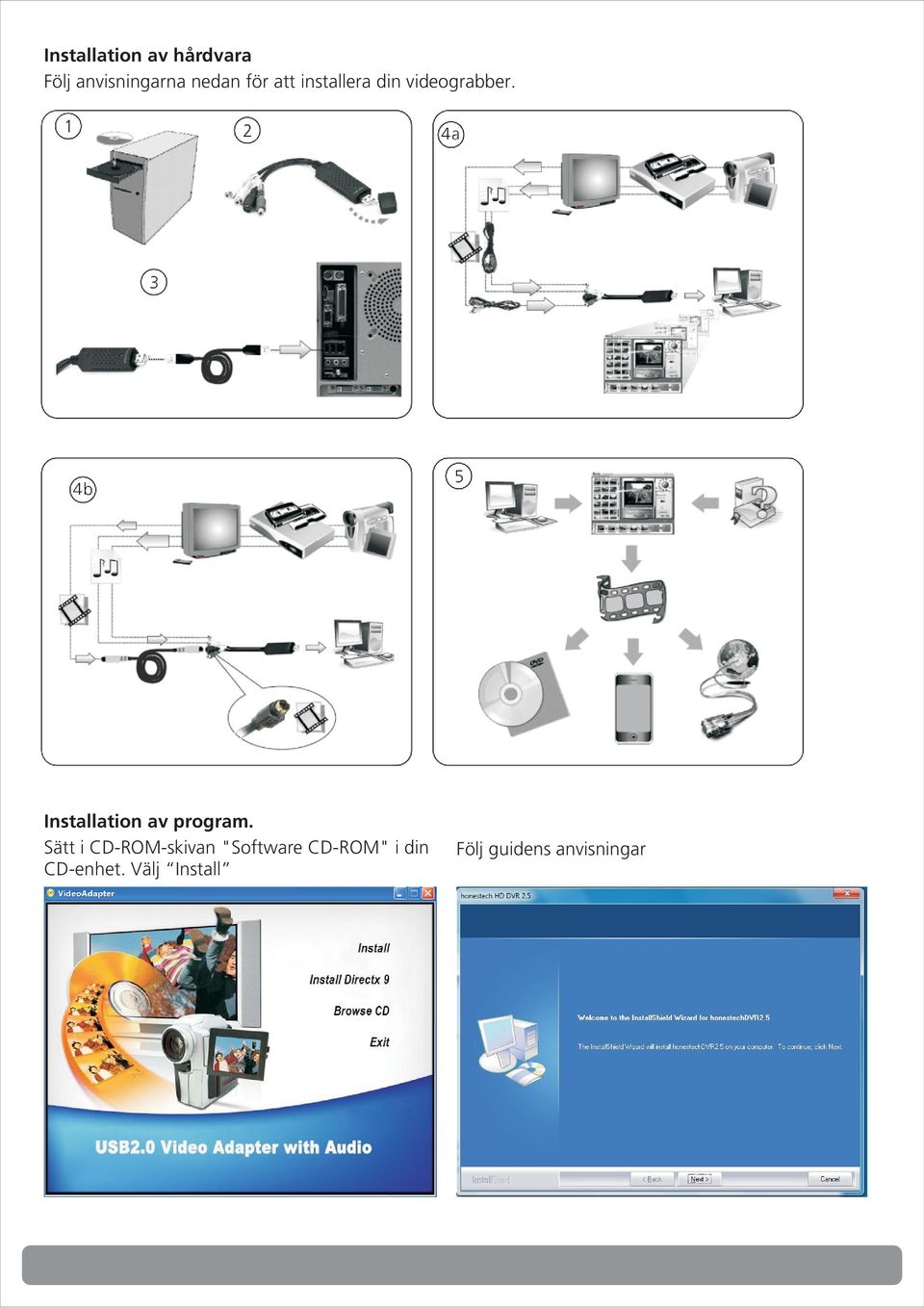 Installation av program.