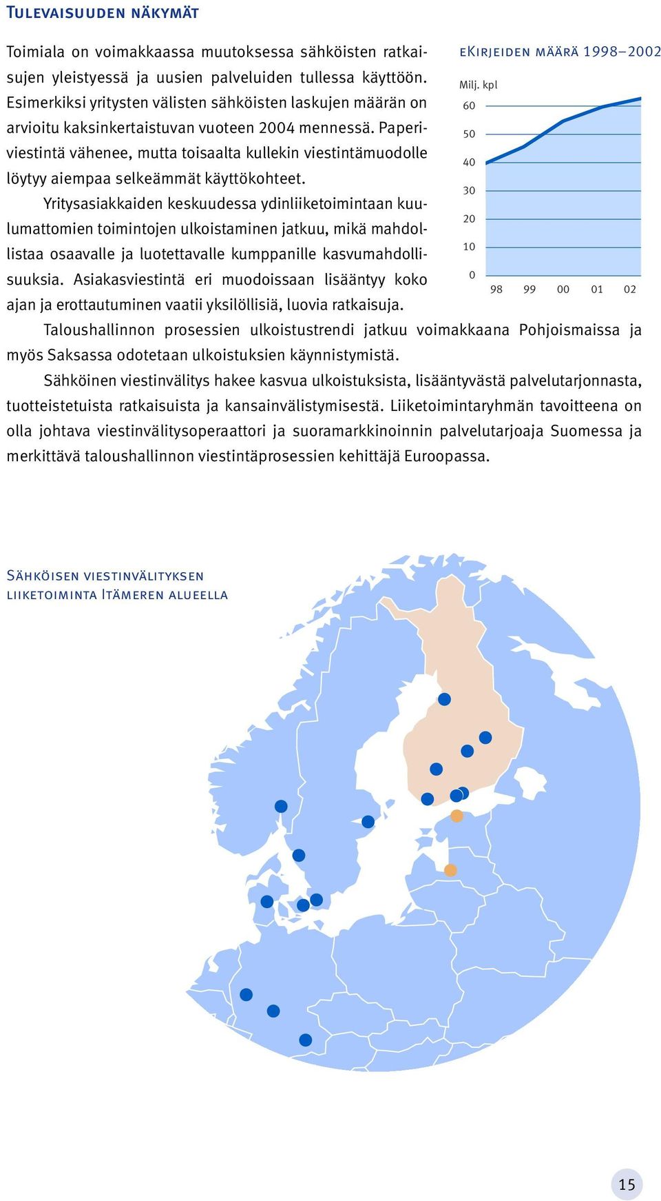 Paperiviestintä vähenee, mutta toisaalta kullekin viestintämuodolle löytyy aiempaa selkeämmät käyttökohteet.