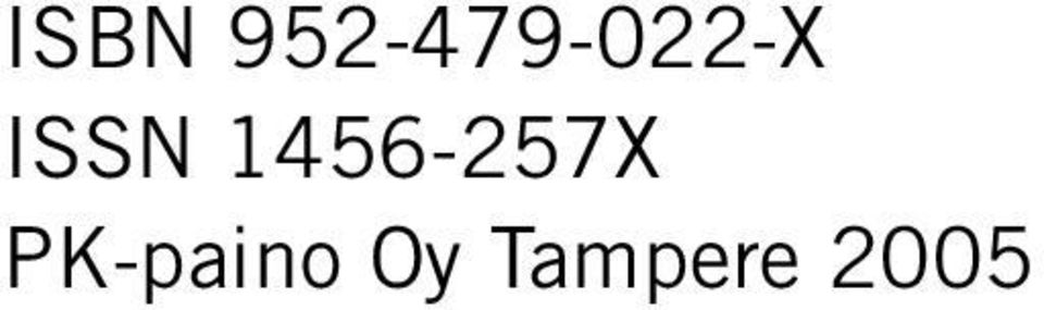 ISSN 1456-257X