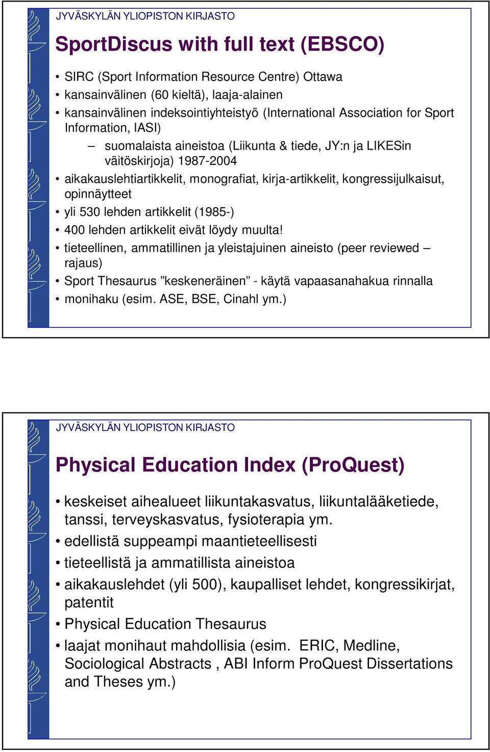 lehden artikkelit (1985-) 400 lehden artikkelit eivät löydy muulta!