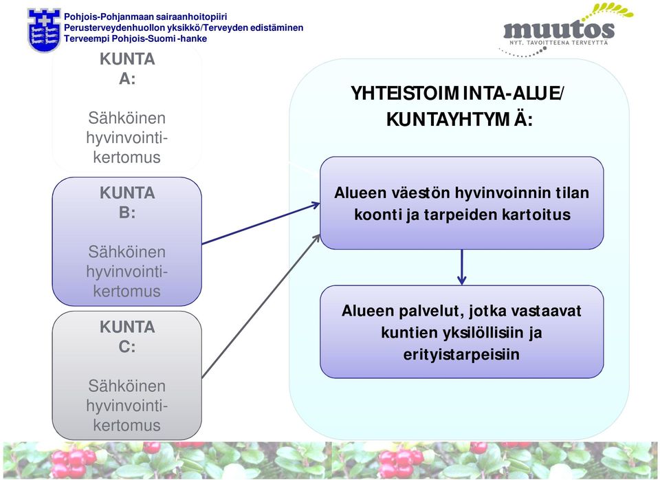 väestön hyvinvoinnin tilan koonti ja tarpeiden kartoitus Alueen