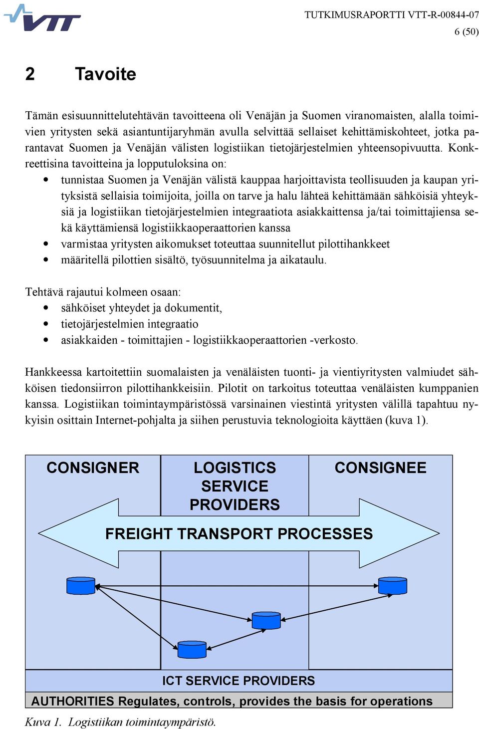 Konkreettisina tavoitteina ja lopputuloksina on: tunnistaa Suomen ja Venäjän välistä kauppaa harjoittavista teollisuuden ja kaupan yrityksistä sellaisia toimijoita, joilla on tarve ja halu lähteä