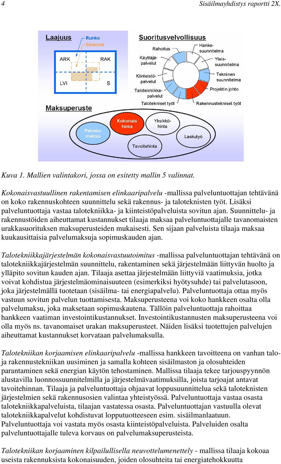 Lisäksi palveluntuottaja vastaa talotekniikka- ja kiinteistöpalveluista sovitun ajan.