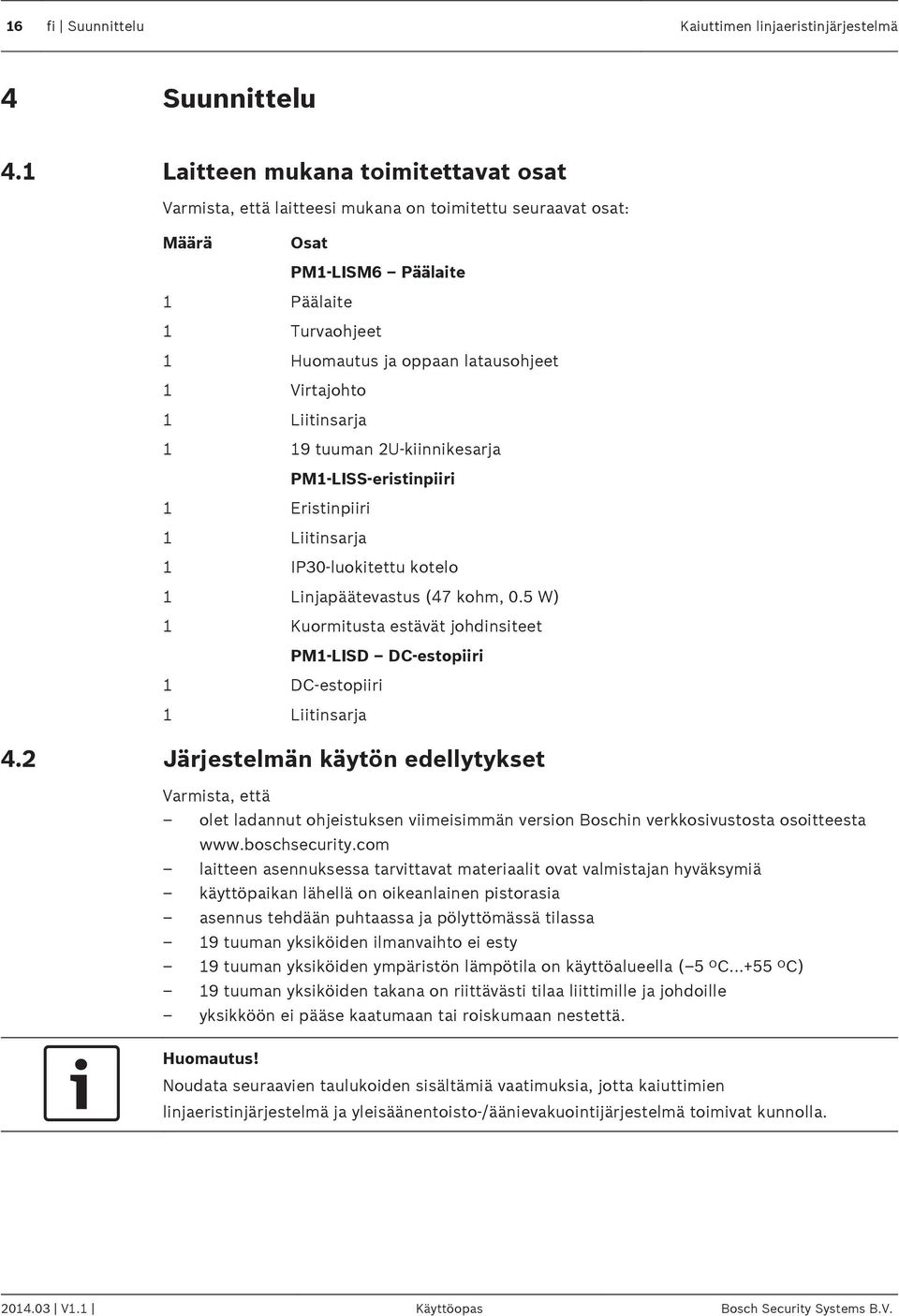 Virtajohto 1 Liitinsarja 1 19 tuuman 2U-kiinnikesarja PM1 LISS-eristinpiiri 1 Eristinpiiri 1 Liitinsarja 1 IP30 luokitettu kotelo 1 Linjapäätevastus (47 kohm, 0.