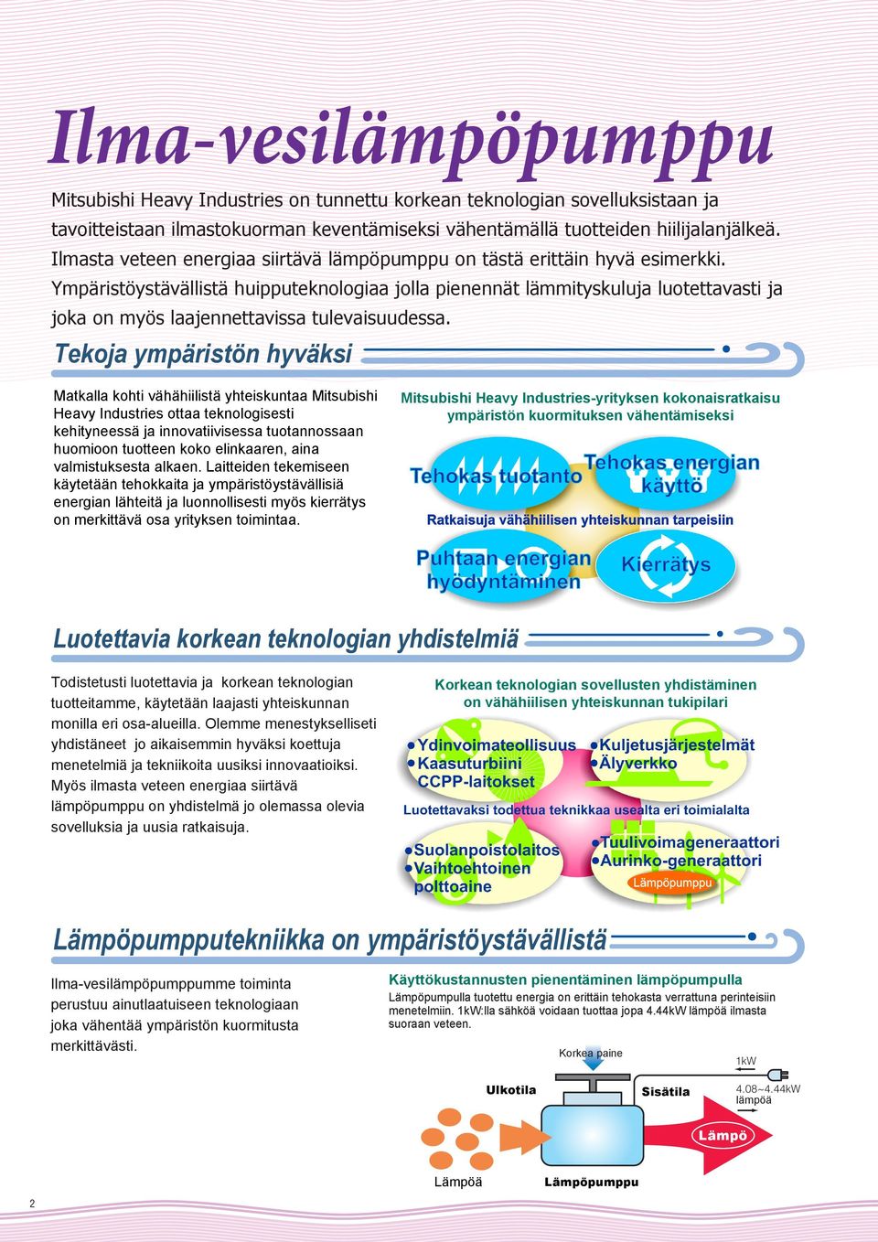 Ympäristöystävällistä huipputeknologiaa jolla pienennät läityskuluja luotettavasti ja joka on myös laajennettavissa tulevaisuudessa.