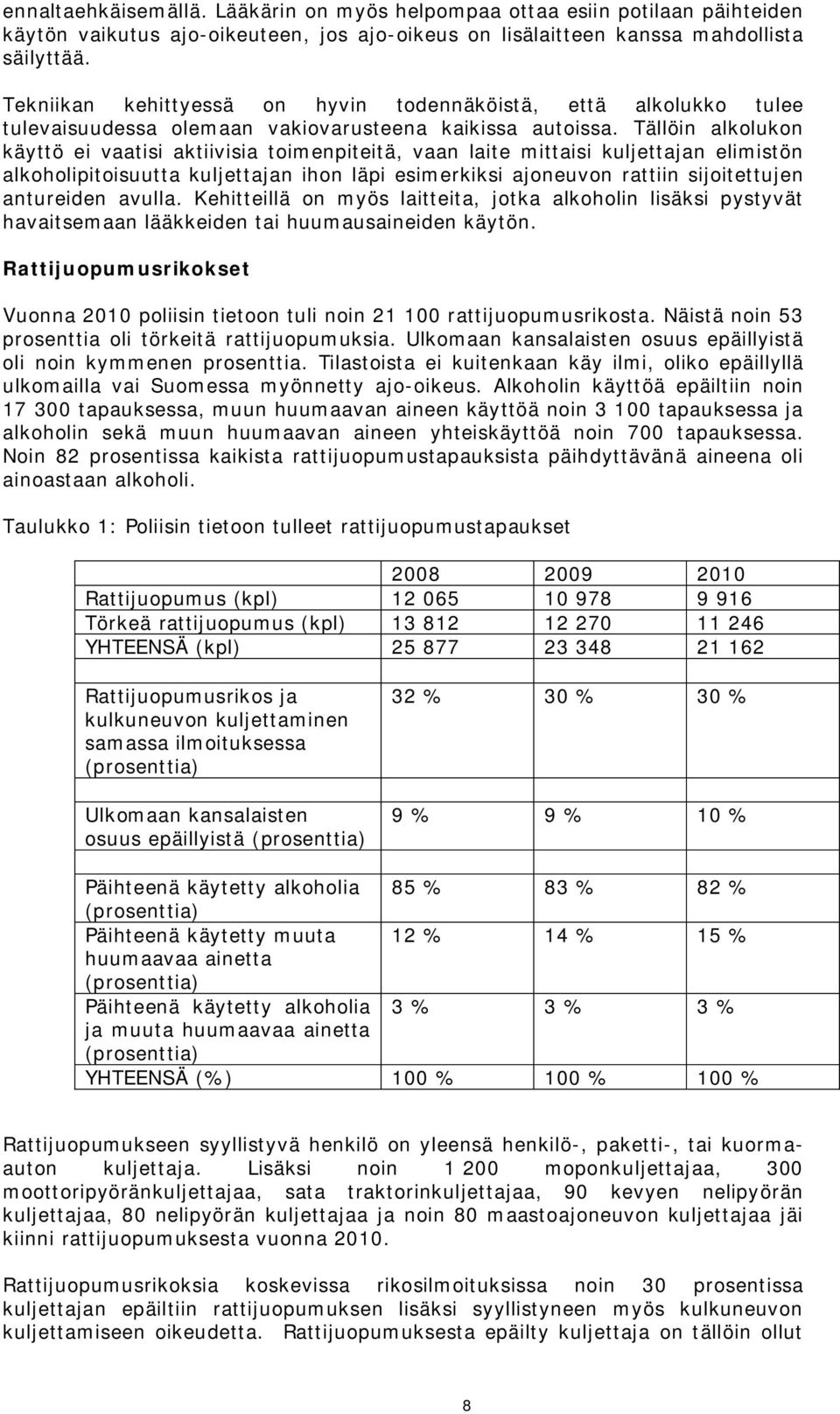 Tällöin alkolukon käyttö ei vaatisi aktiivisia toimenpiteitä, vaan laite mittaisi kuljettajan elimistön alkoholipitoisuutta kuljettajan ihon läpi esimerkiksi ajoneuvon rattiin sijoitettujen