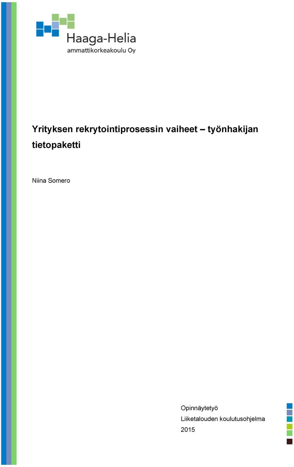 tietopaketti Niina Somero