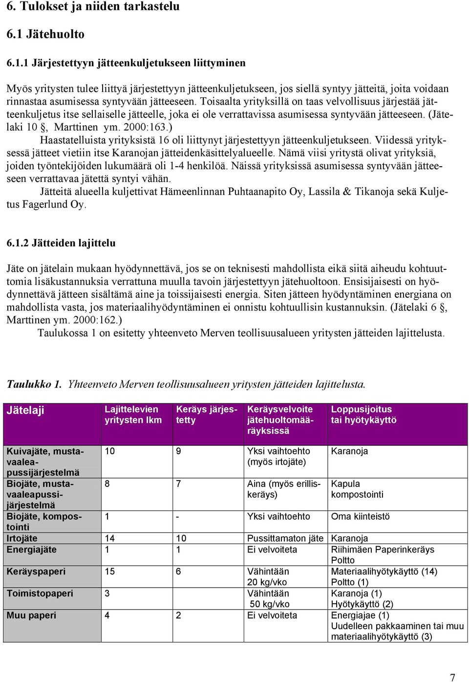 1 Järjestettyyn jätteenkuljetukseen liittyminen Myös yritysten tulee liittyä järjestettyyn jätteenkuljetukseen, jos siellä syntyy jätteitä, joita voidaan rinnastaa asumisessa syntyvään jätteeseen.