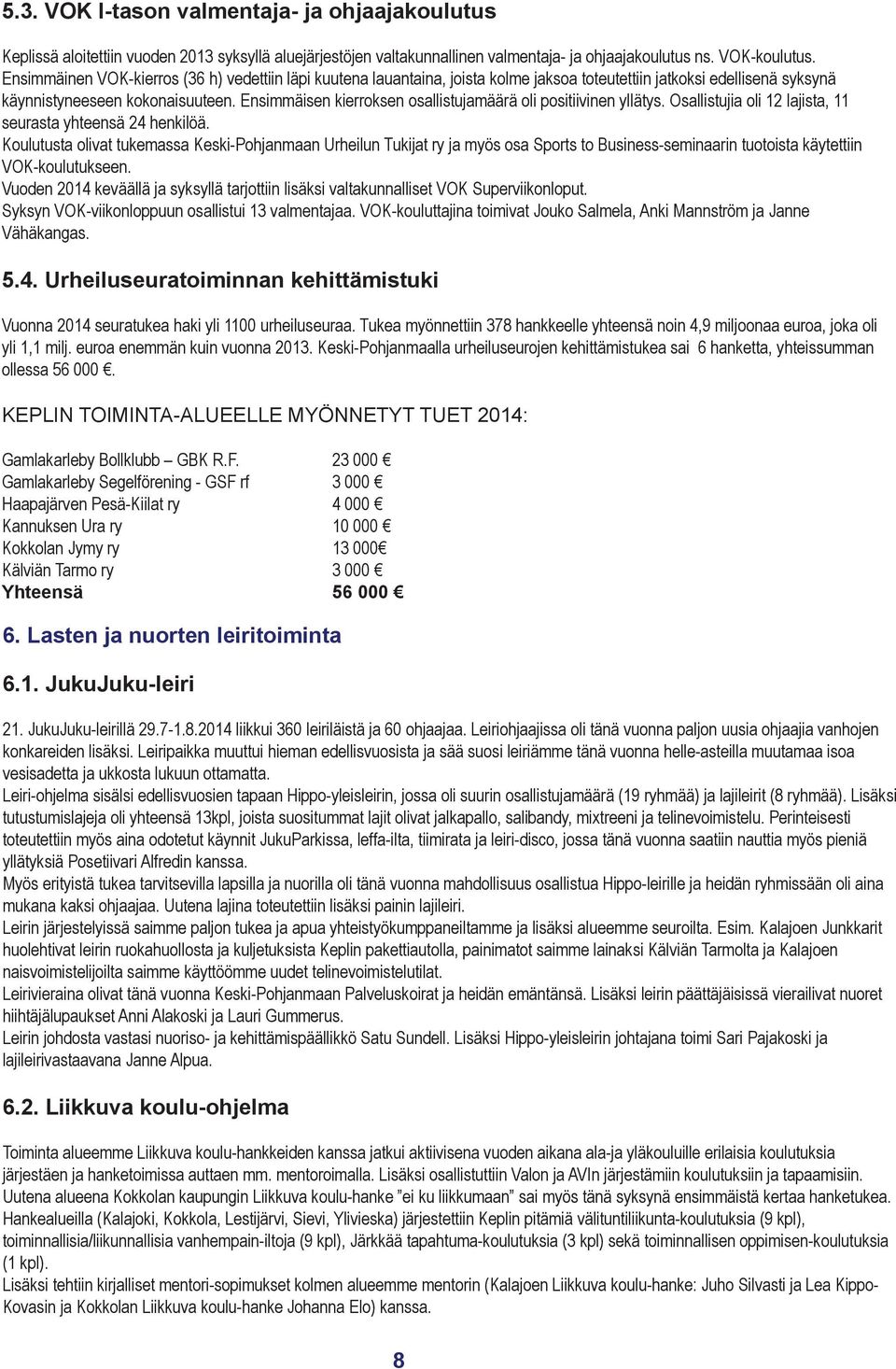 Ensimmäisen kierroksen osallistujamäärä oli positiivinen yllätys. Osallistujia oli 12 lajista, 11 seurasta yhteensä 24 henkilöä.