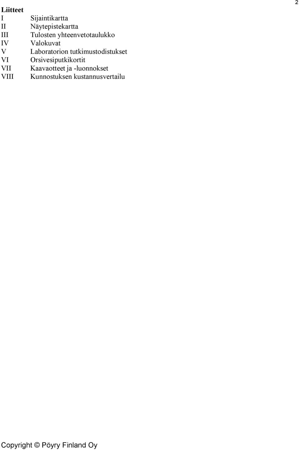 Laboratorion tutkimustodistukset Orsivesiputkikortit