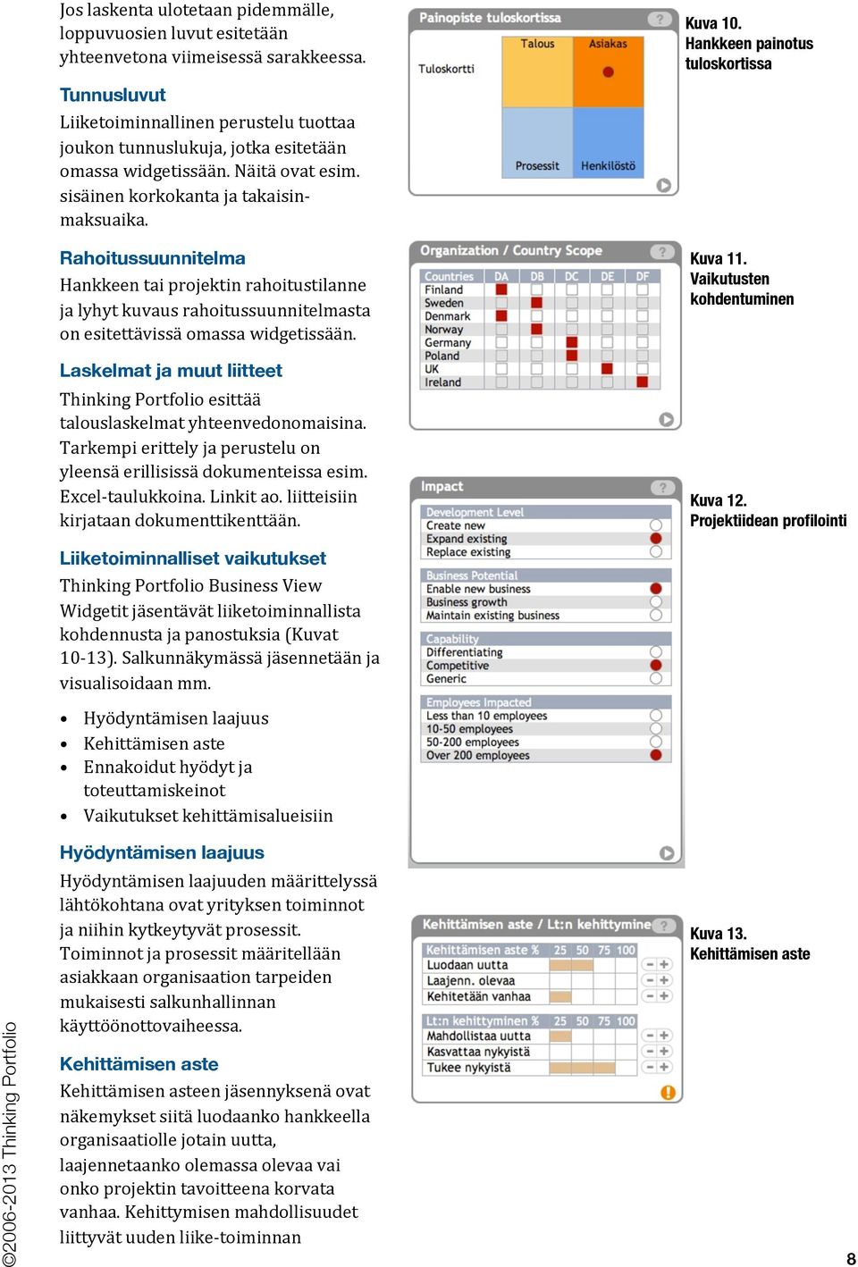 Rahoitussuunnitelma Hankkeen tai projektin rahoitustilanne ja lyhyt kuvaus rahoitussuunnitelmasta on esitettävissä omassa widgetissään.