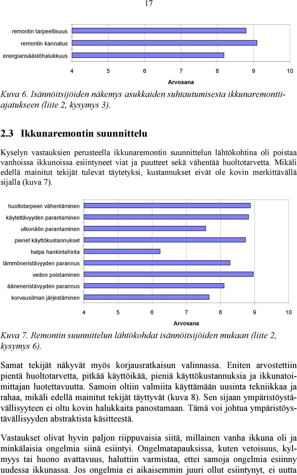 Mikäli edellä mainitut tekijät tulevat täytetyksi, kustannukset eivät ole kovin merkittävällä sijalla (kuva 7).