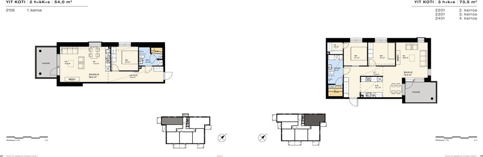 kerros 1,6 m 2 2,6 m 2 14,8 m 2 11,5 m 2 K 9,5 m 2 KPH 4,5 m 2 8,1 m 2 9,3 m 2 16,6 m 2 2H++