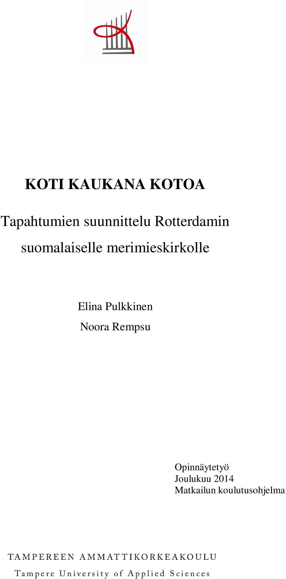 merimieskirkolle Elina Pulkkinen Noora