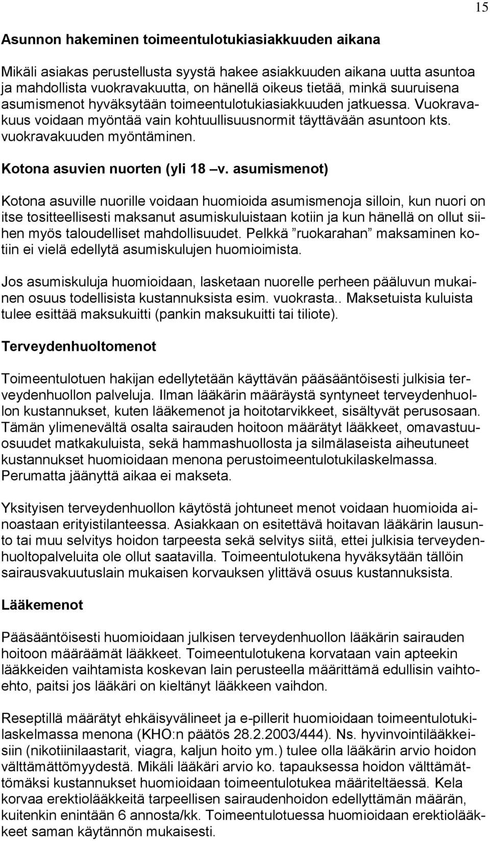 Kotona asuvien nuorten (yli 18 v.