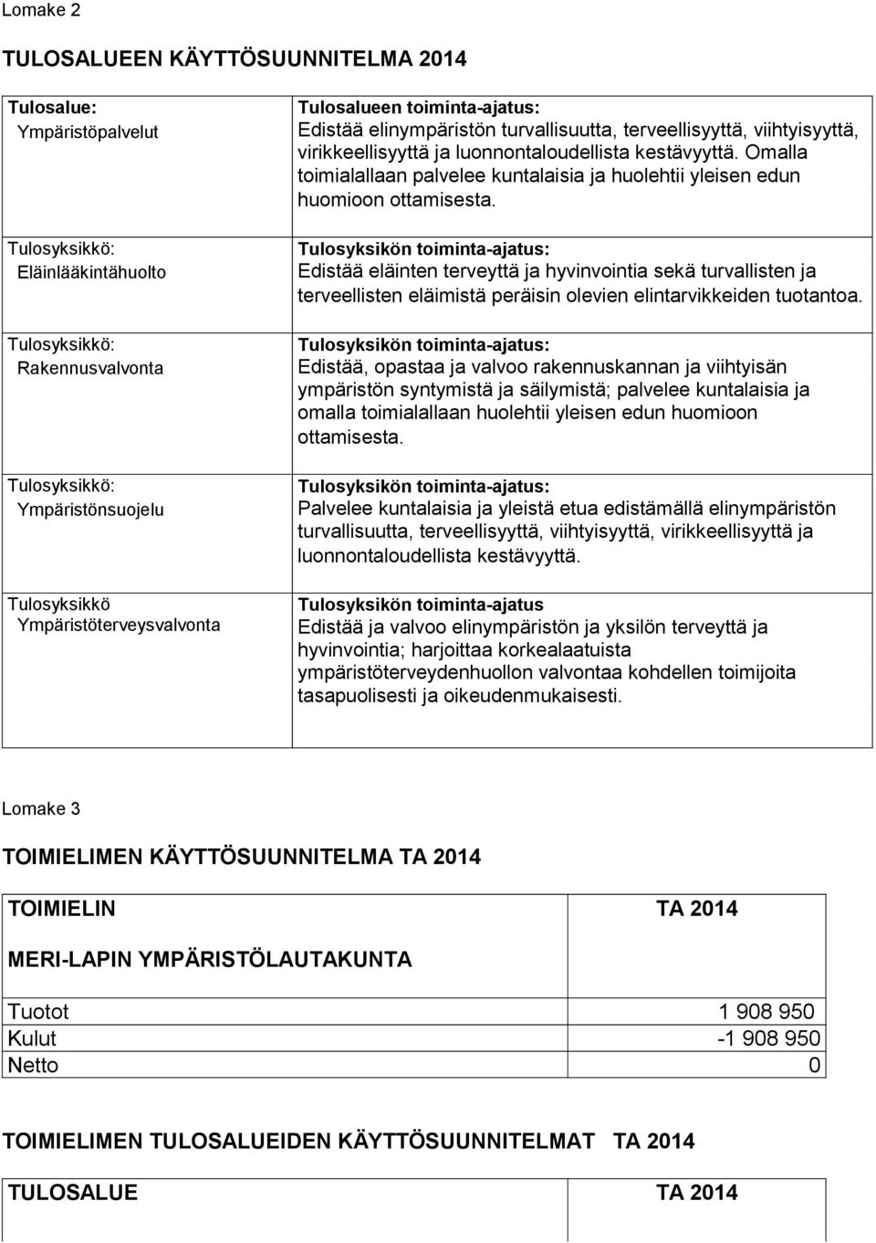 Omalla toimialallaan palvelee kuntalaisia ja huolehtii yleisen edun huomioon ottamisesta.